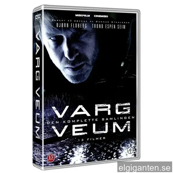 Varg Veum Komplett samling 1-12 (DVD)
