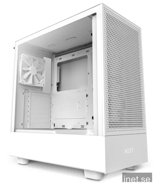 NZXT H5 Flow Matte White - Chassi - Miditower - Vit