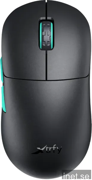 Xtrfy M8 Wireless - Black - Gamingmus - Optic - 5 knappar - Svart