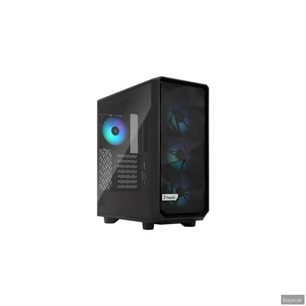 Fractal Design Meshify 2 Compact Lite RGB, Tempered Glass - Svart