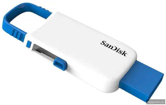 SanDisk Cruzer U Flashminne USB 16 GB (blå)