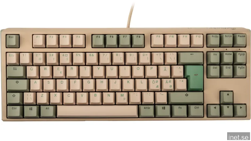 Ducky ONE 3 TKL Matcha Hotswap Tangentbord [MX Black] (DEMO)