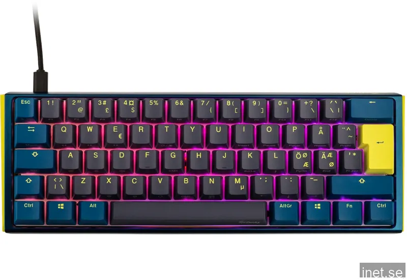 Ducky One 3 Daybreak Mini 60%, nordiskt, Cherry Blue