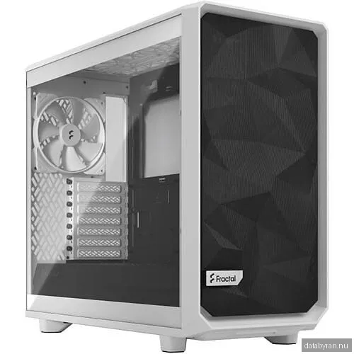 Fractal Design Meshify 2 Lite - White TG Clear Tint - Chassi - Miditower - Vit