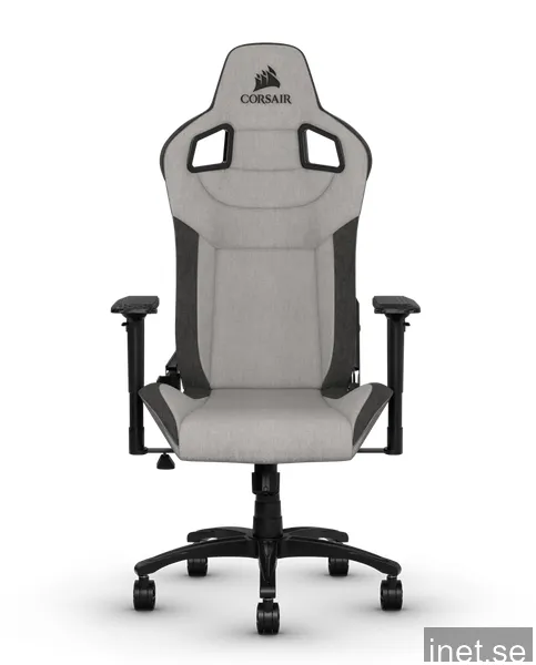 Corsair T3 RUSH, Fabric Gaming Chair, Gray/Charchoal