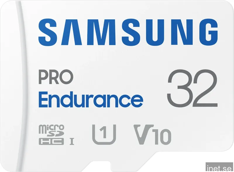 Samsung PRO Endurance microSDHC 32GB & SD Adapter - Minneskort