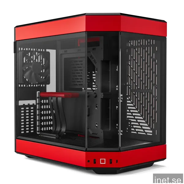 HYTE Y60 - Black/Red - Chassi - Miditower - Röd