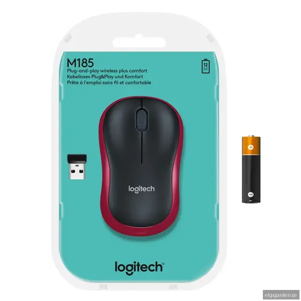 Logitech M185 - Mus - optisk