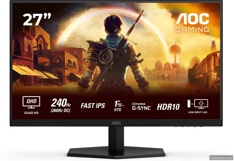 AOC 27" gamingskärm Q27G42ZE