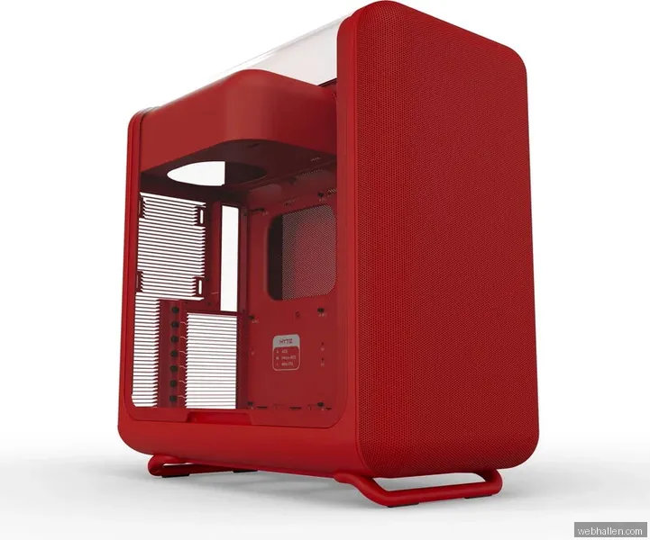 HYTE X50 / Tempered Glass - Wild Cherry / Red