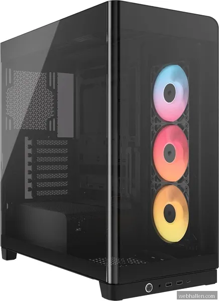 Corsair FRAME 4500X RS-R / Tempered Glass - Svart