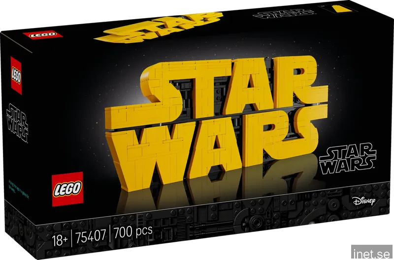 LEGO Star Wars klossbyggd Star Wars-logotyp 75407