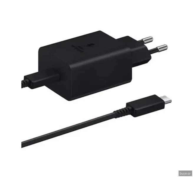 Samsung Strömadapter - 45W - USB-C - med USB-C kabel - Svart