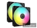 Corsair RS140 ARGB Svart 2-pack