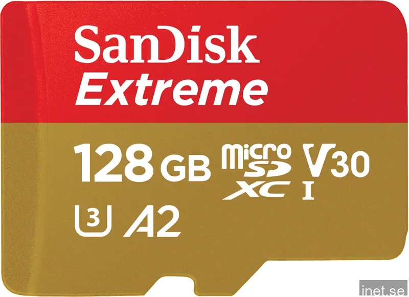 SanDisk Extreme microSDXC - 128GB (Fyndvara klass 2)