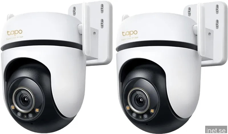 TP-Link Tapo C530WS Övervakningskamera för utomhusbruk Pan/Tilt 2-pack