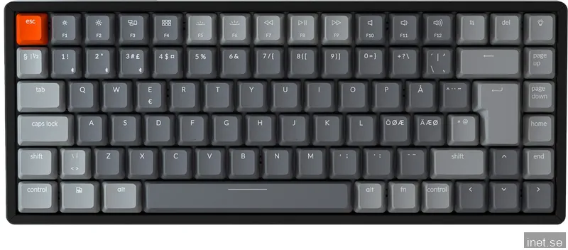 Keychron K2 V2 RGB Trådlöst Aluminium Tangentbord [Gateron Blue] (DEMO)