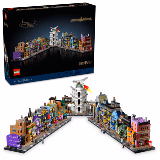 LEGO Harry Potter Diagongrändens trollkarlsbutiker 76444