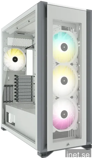 Corsair iCUE 7000X RGB TG - White - Chassi - Fulltower - Vit