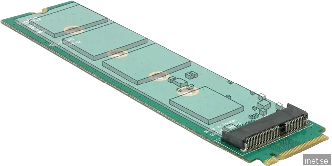 Delock Adapter M.2 Key M male > M.2 Key E slot