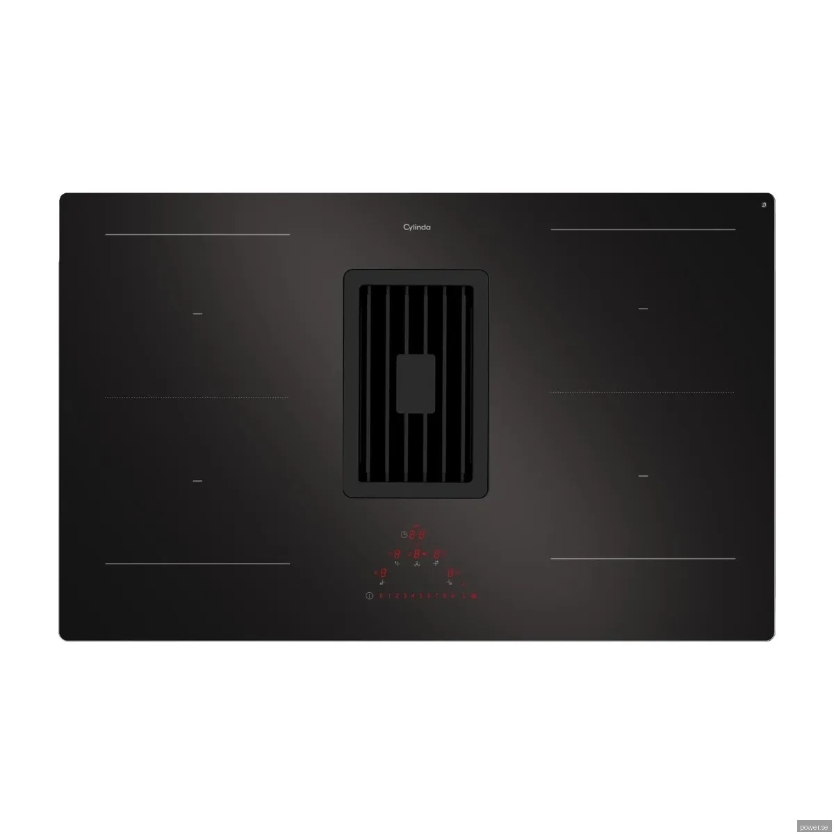 Cylinda IHF9580 induktionshäll med inbyggd fläkt