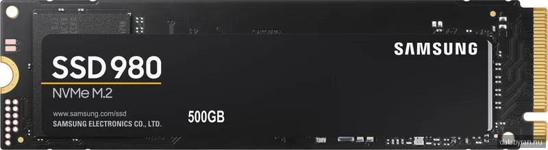 500 GB Samsung 980 NVMe PCIe 3.0 SSD, MLC, M.2
