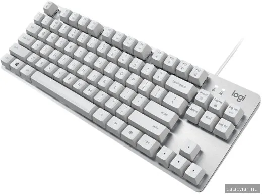 Logitech K835 TKL, mekaniskt, bakbelyst, nordiskt - Vit