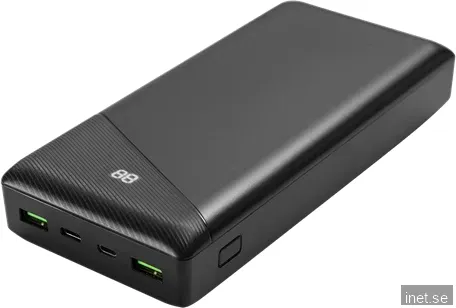 Deltaco Power bank 30000 mAh 3 A/18 W 111 Wh 2x - 30 Wh