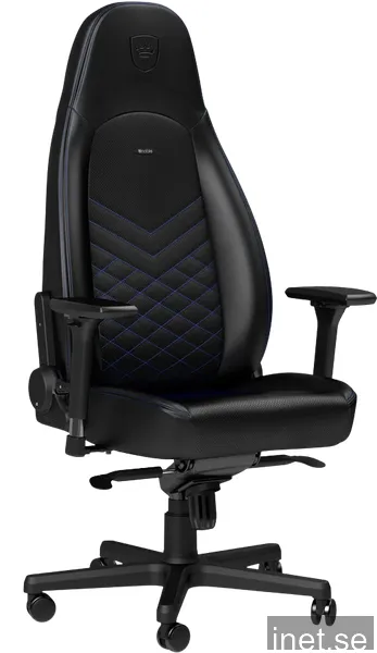 noblechairs ICON PU-Leather - Svart / Blå