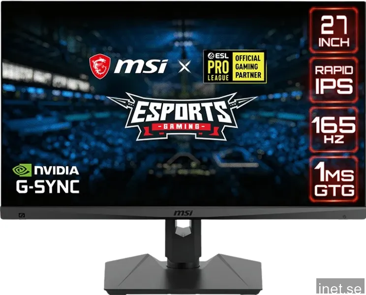 MSI 27" Optix MAG274QRF-QD IPS QHD 165 Hz