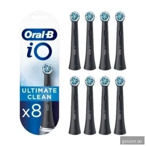 Oral-B Borsthuvuden iO Ultimate Clean Sort - 8 stk