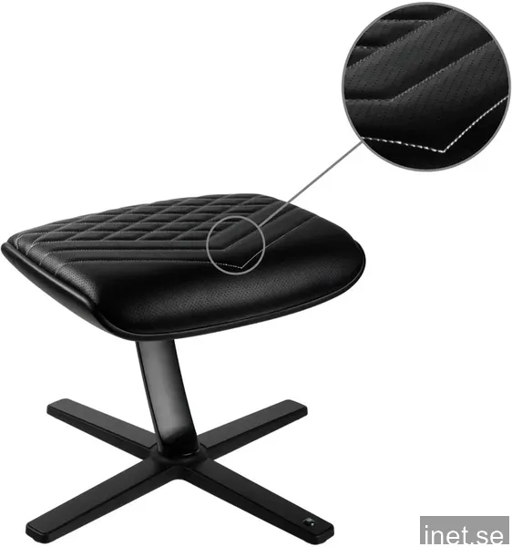 noblechairs Footrest Svart/Vit
