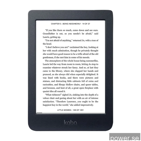 Kobo Nia E-Bokläsare, svart