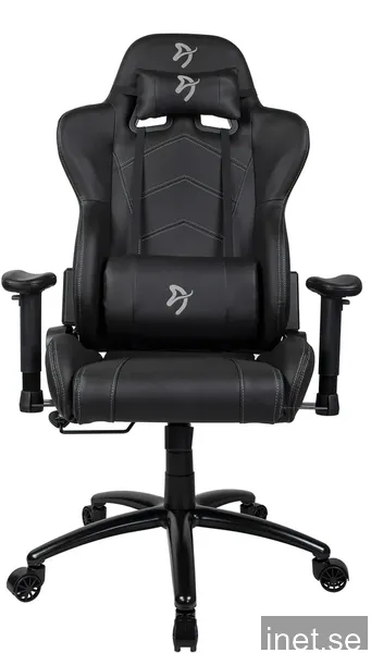 Arozzi Inizio Black PU - Grey logo