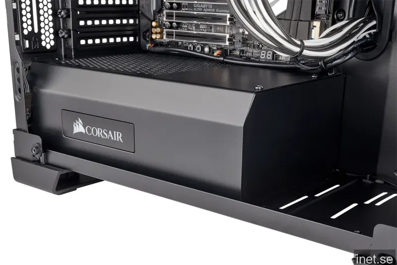 Corsair Crystal 570X PSU Shroud Cover Svart