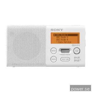 Sony XDR-P1DB Pocket DAB+ radio, vit