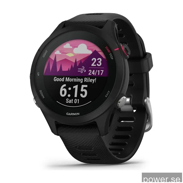 Garmin Forerunner 255S music löparklocka, svart