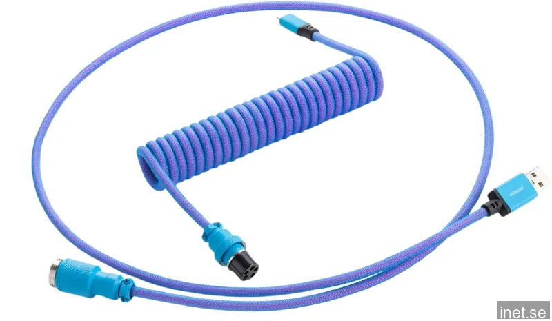 CableMod Pro Coiled Cable - Galaxy Blue