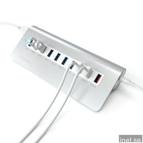 Satechi USB-adapter 10 portar Silver