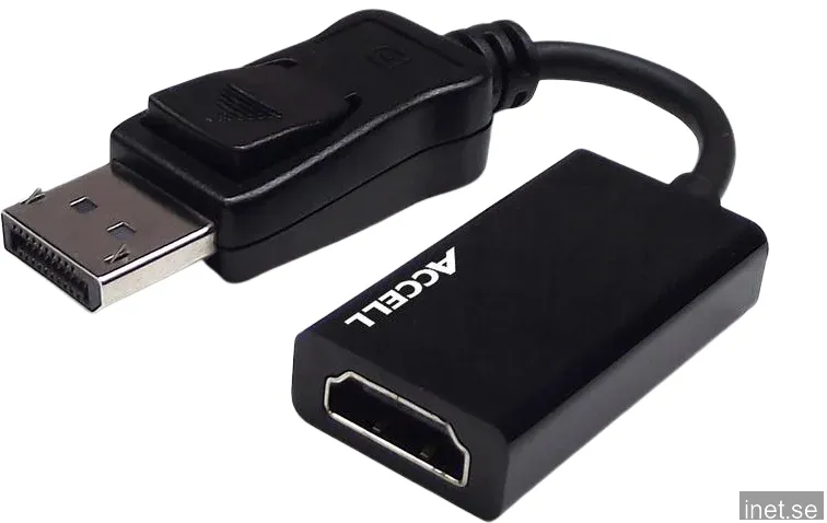ACCELL aktiv DisplayPort till HDMI-adapter