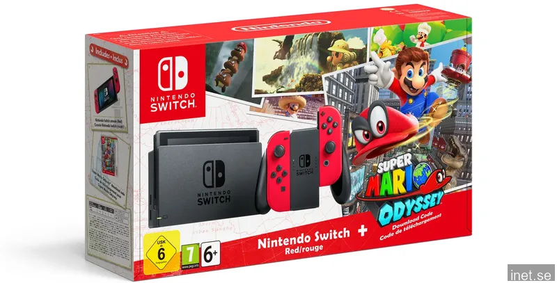Nintendo Switch - Konsol - Super Mario Odyssey Edition