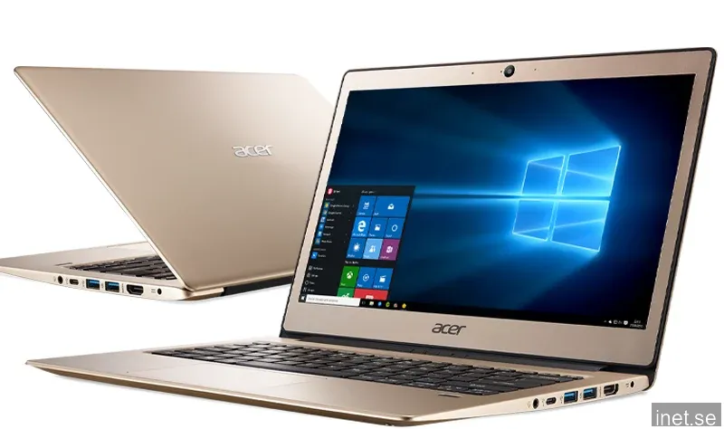 Acer Aspire Swift 1 Guld Quad Core 4GB 128GB SSD