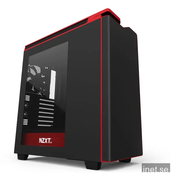 NZXT H440W Silent Ultra New Edition Fönster Svart/Röd