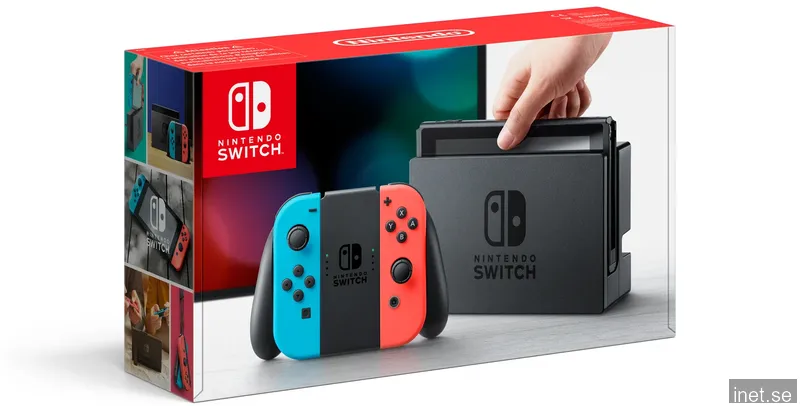 Nintendo Switch - Konsol - Neon Röd/Blå