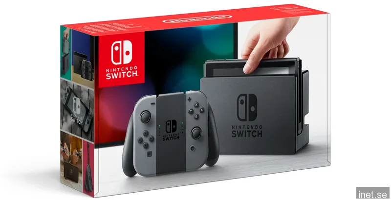 Nintendo Switch - Konsol - Grå