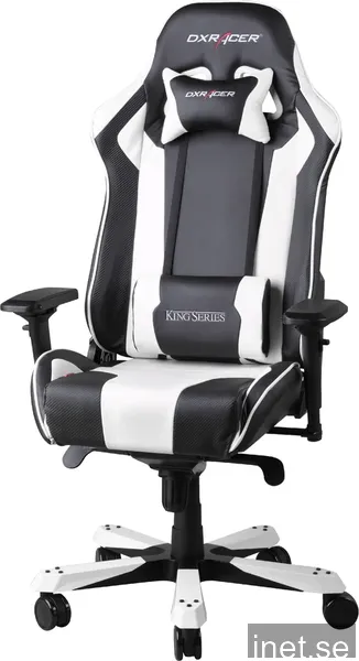 DXRacer KING Gaming Chair Svart/Vit