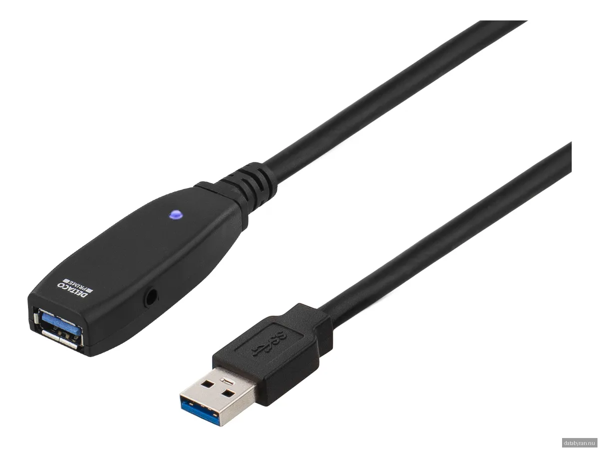 Deltaco USB3-1000 - USB extension cable - USB Type A to USB Type A - 2 m
