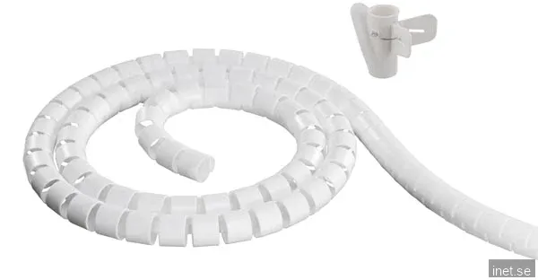 DELTACO Kabelkanal Vit 15 m