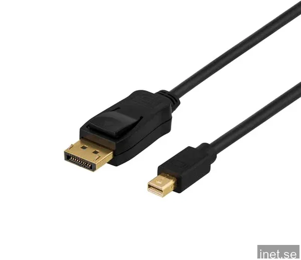 Deltaco DisplayPort till Mini Displayport Kabel 2m - Svart