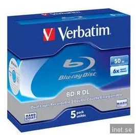 Verbatim BD-R 6x 50GB 5p Double Layer, Scratchguard